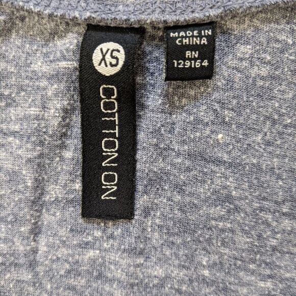 Cotton On Grey Shirt Size XSmall - Picture 4 of 4